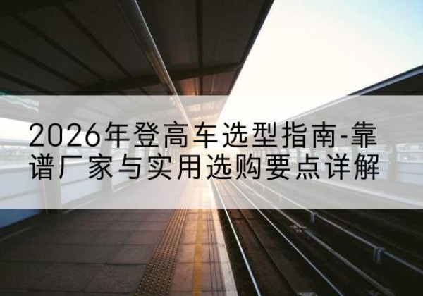 措勤登高车厂家推荐-2026年登高车选型指南-靠谱厂家与实用选购要点详解